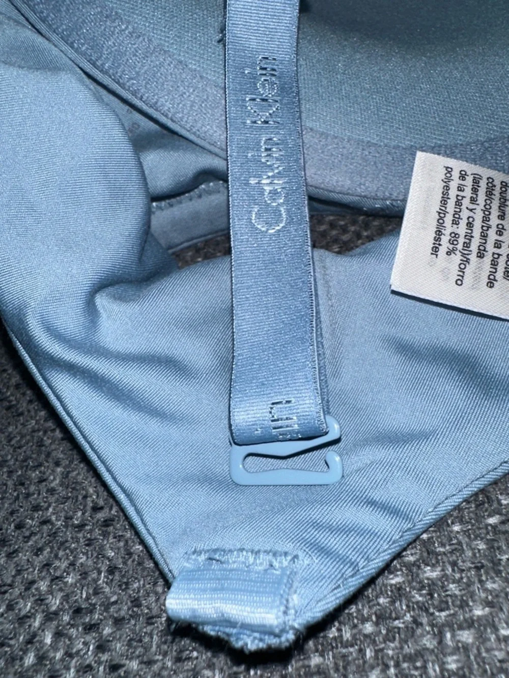 Calvin Klein Sky Blue Padded T-Shirt Bra
